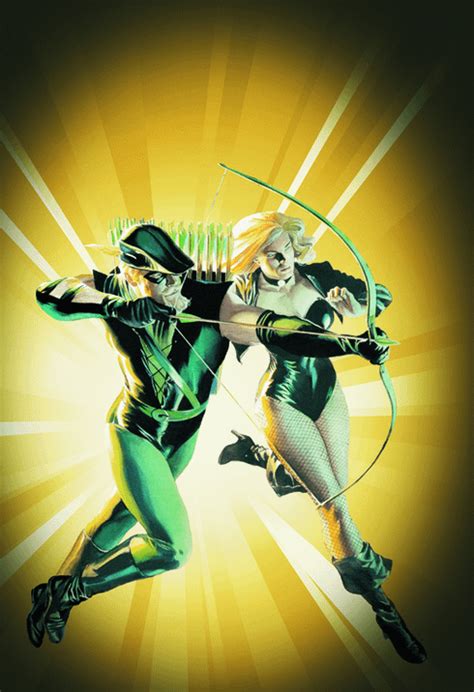 Green Arrow and Black Canary (Art by Alex Ross) : r/comicbooks