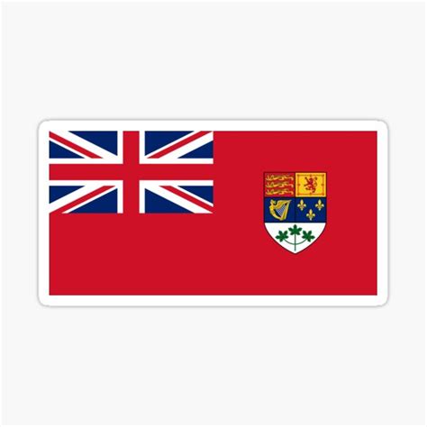 "Flag of Canada (1921-1957)" Sticker for Sale by chiangkaishek | Redbubble