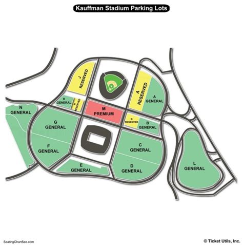 Kauffman Stadium Parking Map – Verjaardag Vrouw 2020