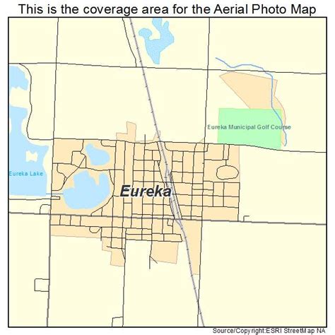 Aerial Photography Map of Eureka, SD South Dakota