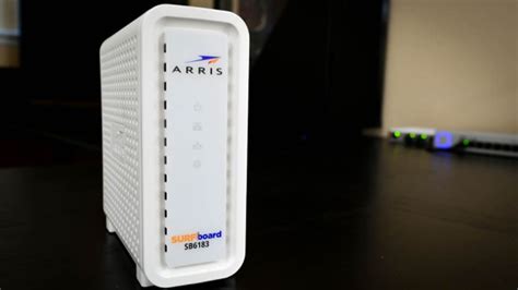 What do the lights on the Arris modem mean?