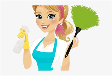 Cleaning Lady Clipart Free Download Clip Art - Housekeeper Clipart Png - 640x480 PNG Download ...