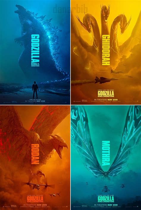 Godzilla King Of The Monsters 2019 Poster Monsterverse Photo – NBKomputer