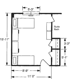 Quad Dorm Room Layout - bestroom.one