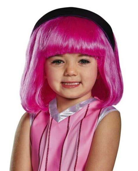 Disguise LazyTown Stephanie Pink Costume Wig Child for sale online | eBay