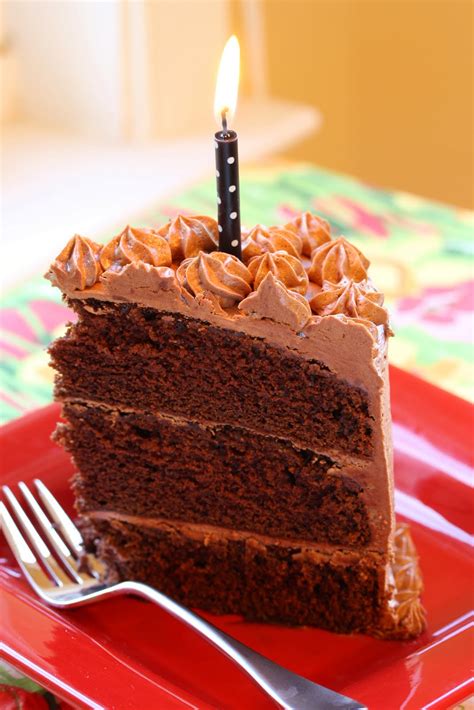 Chocolate Birthday Cake - Saving Room for Dessert