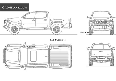 2023 Toyota Tacoma Interior Dimensions