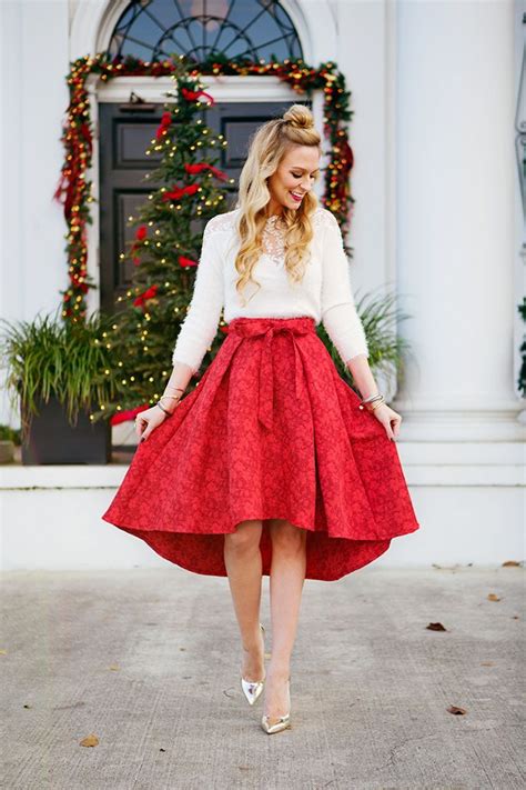 When in doubt, wear red : 25 Red Outfits (With images) | Casual christmas party outfit, Cute ...