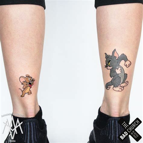 Cartoon Tattoo Couple - Viraltattoo