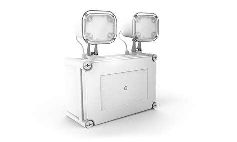 Emergency Led Twin Spot Light Weatherproof IP65 Model 11054 - Uniquip ...