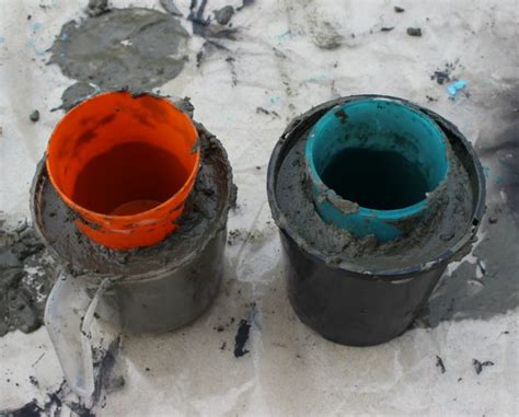 DIY concrete pots