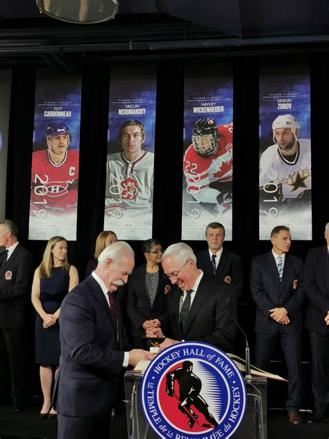 Hockey Hall of Fame (HHOF) - Inductee Ceremony - Toronto, Canada ...