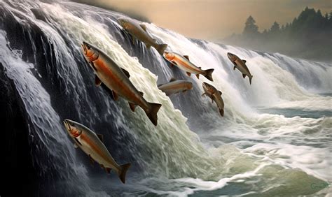 Salmon Run 003 by LowThunders on DeviantArt