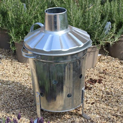 Growers Galvanised Incinerator Mini 15L – Blue Diamond Garden Centre Ltd