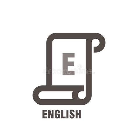 English Subject Vector Icon Isolated on Transparent Background, English ...