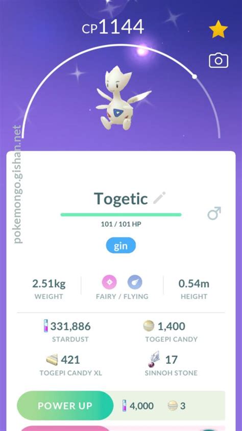 Shiny Togetic - Pokemon Go