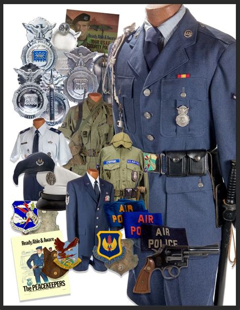 USAF Air Police uniforms and accessories.... | Air force uniforms, Air ...