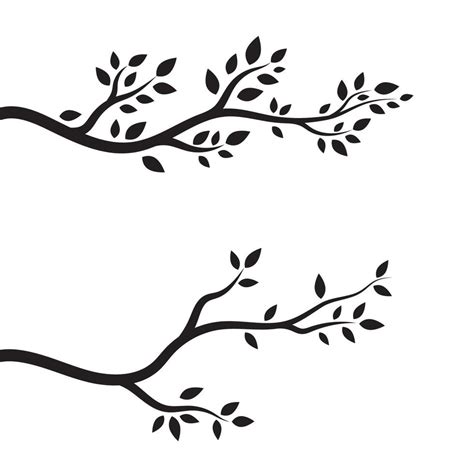 Tree branch vector ilustration design 13774821 Vector Art at Vecteezy