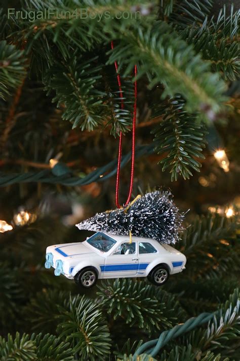 Bringing Home the Christmas Tree Car Ornament for Kids to Make - Frugal ...