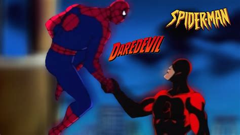 El CROSSOVER entre Spider-Man y Daredevil en The Animated Series - YouTube