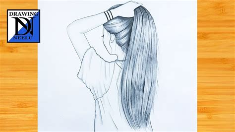 Easy Drawings Of Girls With Long Hair