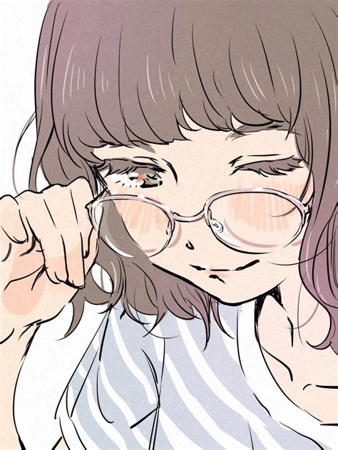 6+ Anime Icons Girl Glasses in 2020 | Anime art, Anime art girl, Cartoon art