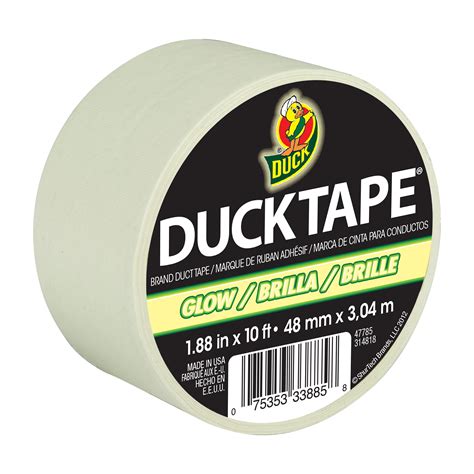 Duck Tape Solid Color Duck Tape, 1.88" x 10 ft., Glow-in-the-Dark - Walmart.com - Walmart.com