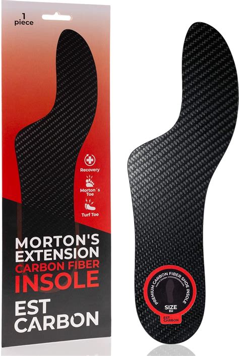 Morton´s Extension Orthotic, 1 Piece, Carbon Fiber Insole, Very Rigid Foot Support Insert Best ...