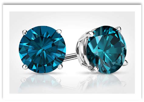 Blue Diamond Earrings - Refinement with Style