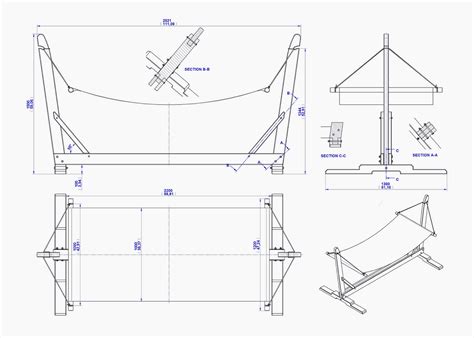 Garden hammock with stand plan