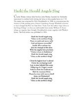 Christmas Song Lyrics Hark! the Herald Angels Sing Printable - FamilyEducation