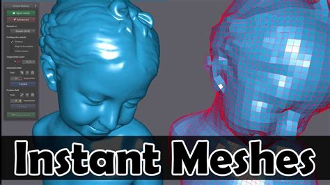 Instant Meshes -- Must Have Free 3D Retopology Tool | Blender tutorial ...