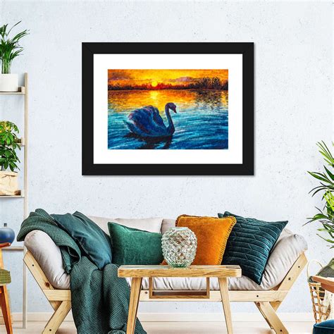 Swan Lake Wall Art | Painting