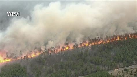 Southern New Jersey wildfire has ballooned to 2,500 acres and prompted evacuations - Boston News ...