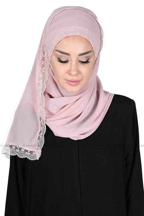 Carin - Dusty Pink Practical Chiffon Hijab - Hijab
