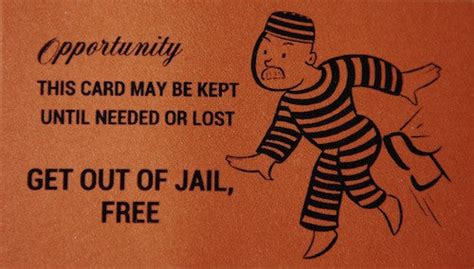 Get Out of Speeding Tickets with a Get Out of Jail Free Card!