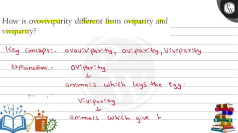 How is ovoviviparity different from oviparity and viviparity? - YouTube