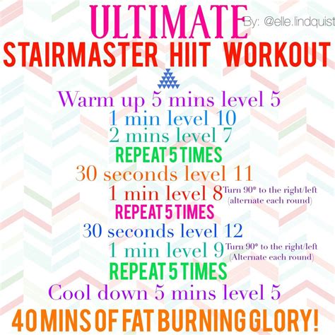 Stairmaster Workout