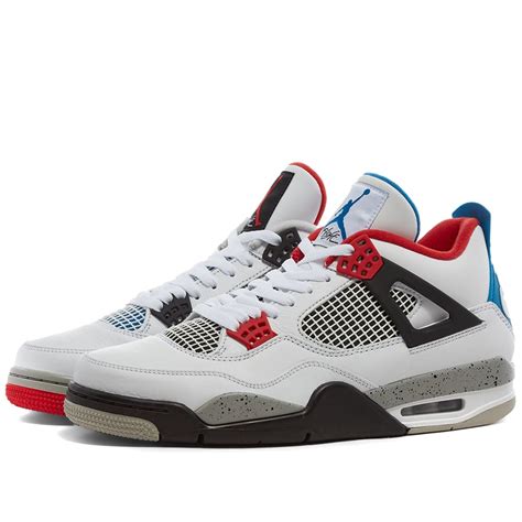 Air Jordan 4 Retro White & Military Blue | END.