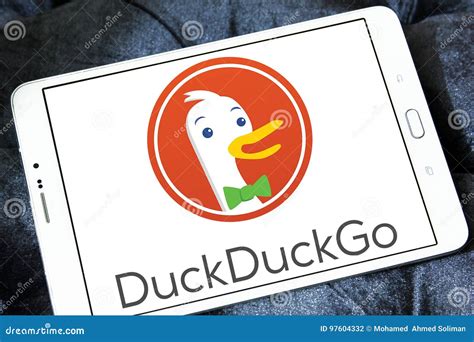 DuckDuckGo Search Engine Logo Editorial Photography - Image of fight ...