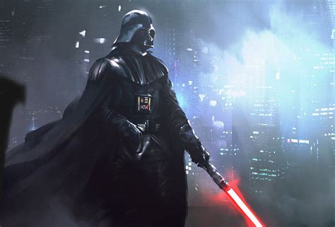 Star Wars, Darth Vader, Artwork, Digital Art, Lightsaber, Science ...