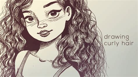 Wavy Hair Drawing at GetDrawings | Free download