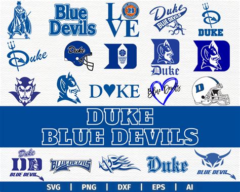 Duke Blue Devils PNG Bundle Duke Blue Devils Svg - Etsy