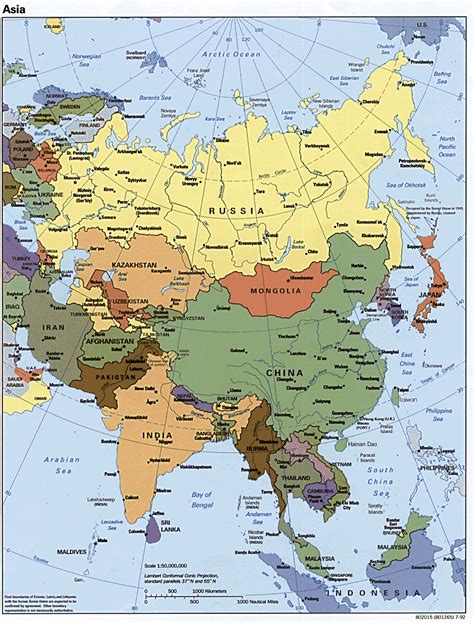 Asia Political Map