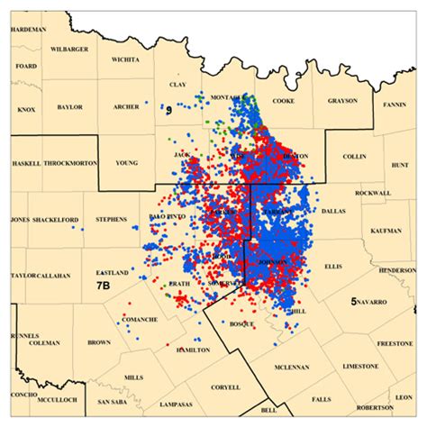 Barnett Shale: Maps