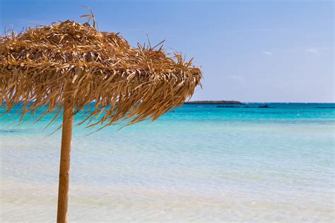 Parasol On The Beach Free Stock Photo - Public Domain Pictures