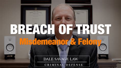 Breach of Trust in South Carolina | Charleston, Criminal Defense Attorney