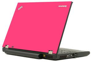 HOT PINK Vinyl Lid Skin Cover Decal fits IBM Lenovo ThinkPad T510 ...