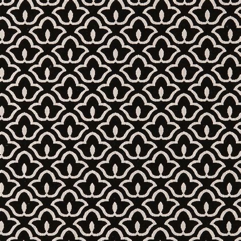 BW1014 Black/White Fabric | Clarke & Clarke by Sanderson Design