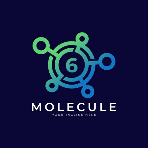 Medical Logo. Number 6 Molecule Logo Design Template Element. 6230634 Vector Art at Vecteezy